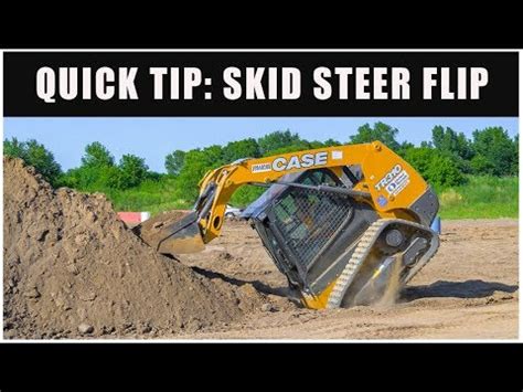 back flip skid steer|skid steer flipping over.